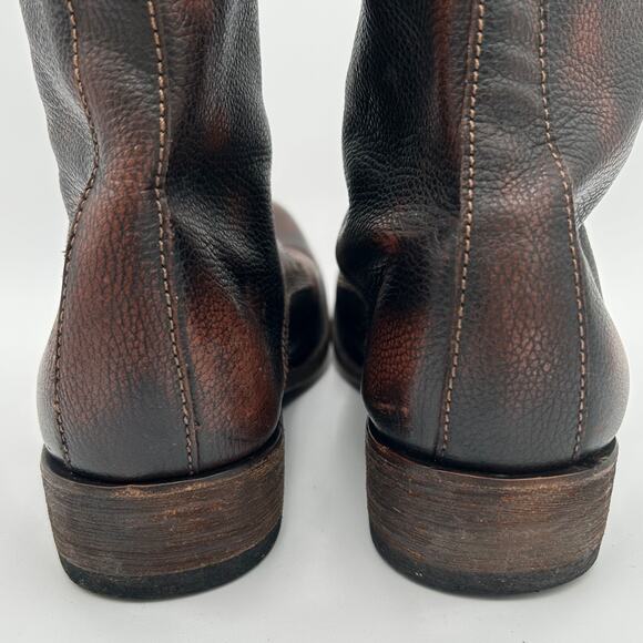 Liberty Boot Handmade Men\'s Brown Leather Lace Up Boots Size 9 main image 11